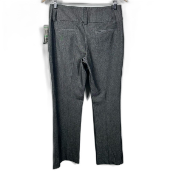 INC International Concepts Dark Grey Black Straight Leg Trouser Pants NWT Size 8 - Picture 2 of 12